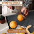 Plastic Cutting Boards for Kitchen, 3-Piece Large Set, Dishwasher Safe Chopping Boards with Non-slip Feet