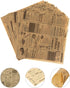 DOITOOL 50 Sheets Parchment Paper - Greaseproof Wax Paper for Food, Vintage Craft Paper for Baking
