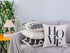 Set of 4 Black and White/Cream Decorative Throw Pillow Covers 18x18 Inch for Couch, Accent Pillows Case for Living Room