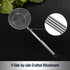 Hiware Solid Stainless Steel Spider Strainer Skimmer Ladle, 7 Inch Kitchen Utensils Wire Strainer Pasta Spoon