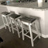Barnett Home Decor Saddle Seat Bar Stool Cushion - Latex Foam Fill, Reversible, Machine Washable - for Gaucho - Satori