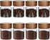 Foyofly (4oz(118ml)*8 pack) Glass Spice Jars Seasoning Containers Small Glass Jars with Lids Airtight Food Storage