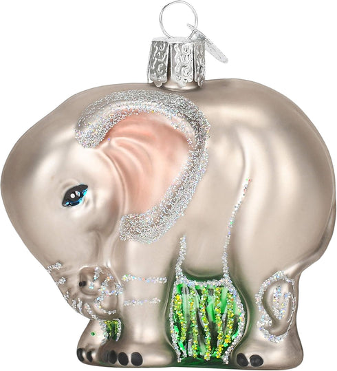 Old World Christmas Baby Elephant Glass Blown Ornaments for Christmas Tree
