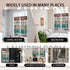 Laundry Kitchen Window Curtain, Rustic Wash Dry Quotes Words, 27.5" W x 45" L Curtains Set for Bedroom, 2 Panels