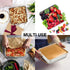 TeamFar 8 Inch Square Baking Pan - Stainless Steel for Wedding Christmas Party, Healthy & Non Toxic