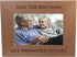 CustomGiftsNow Only The Best Dads Get Promoted to Papa 4-inch x 6-Inch Wood Picture Frame