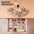 8Pcs 4 Set ISSEVE Nesting Silicone Drawer Organizer Trays, Size Versatile Vanity Bathroom & Desk Drawer Organizer
