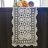 15.7"x47" USTIDE Handmade Crochet Table Runner White Rectangular Cotton Lace Table Runners Table Doily for Dresser