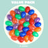 72 3.15" JOYIN Pcs Plastic Iridescent Printed Bright Easter Eggs Tall for Easter Hunt, Basket Stuffers Fillers