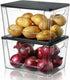 Pantry Organizers Storage, Under Sink Organizer Trash Bag Holder with Bamboo Lids