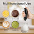 YSSOA Electric Milk Frother Handheld with Stainless Steel Stand Battery Operated Whisk Drink Mixer for Coffee, Latte