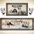 Bencailor 2 Pcs Farmhouse Kitchen Rugs, Non-Slip Washable Rooster Welcome Mats for Indoor Outdoor