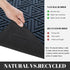 Yimobra Door Mat Outdoor Entrance, Heavy Duty Welcome Mat for Home Entry, Waterproof, Easy Clean, 29.5 x 17, Blue