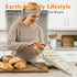 2 Pack Packaging Bread Bags For Homemade Bread,Cotton Beeswax Bread Bags For Sourdough,Waxed,Reusable Cloth Bread Bag