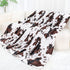90"x90" SEEGU Full Size Blankets for Bed, Oversized Queen Cow Print Fleece Throw Blanket for Adults, Lightweight