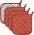Joyhalo 4 Pack Heat Resistant Pot Holders, Terry Cloth Sets for Kitchen Cooking Baking