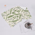 Wovoto Summer Cute Botanic Dish Towels for Drying Dishes, Absorbent Decorative Sage Green Herbs Leaves Kitchen