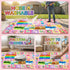 3x5 Kids Rug for Playroom Bedroom, Feet Educational ABC Area Rug for Classroom Nursery, Non-Slip Alphabet Learning