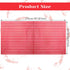 30 2 54 108 Inch Set Flutesan Pcs Disposable Bibs and Pcs x Plastic Red Gingham Checkered Tablecloths Crawfish Boil
