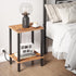 2-Tier TB01BB034 TUTOTAK End Table, Side Table, Nightstand, Storage Shelf, Sofa Side Table for Small Space, Living