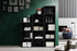 Hodedah 4-Shelf Bookcase in Black