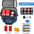Femuar Insulated Lunch Bags for Women/Men, Leakproof Lunch Cooler Bag for Work Office Picnic - Blue