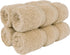 American Soft Linen Luxury Washcloths, 600 GSM 100% Cotton, 4 Piece Set, Beige