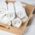 60 Pack Set (12x12 inches) Commercial GOLD TEXTILES Economy White Washcloths - Cotton Blend Grade Cleaning Rags, Quick