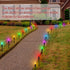 BeapTcely 12 Inches C7 C9 (50, Christmas Light Stakes Universal Yard Lawn Holiday Light Stakes String Lights Ground