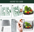 4 Sets 12x12Inch Upgraded Strawberry Supports with Wire Plant Protectors from Animal Sturdy Metal Wire Plant Cages Mesh