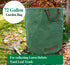 CMOOD 72 Gloves(3-Pack) Gallons Garden Bag Collapsible Reuseable Heavy Duty Garden Waste Bags for Lawn Yard Leaf Trash