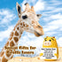Teacher Appreciate Gifts Positive Giraffe - Thank you for Helping Me Grow, Handmade Crochet Giraffe Cute Stuff Decor