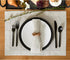 Solino Home Light Natural Linen Napkins Set of 4, 100% Pure Linen Hemstitch Dinner Napkins 20 x 20 Inch
