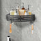 GQIRIL Corner Shower Caddy Shelves - Suction Cup Shower Organizer Shelf with 2