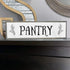 Kitchen Wood Signs, Medium - Wood and Metal, Pantry