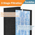 MSA3 True HEPA Filter Replacement for MSA3/MSA3S Membrane Solutions 3-in-1 Air Cleaner, 2 Pack