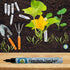 133 SUPPLY 6 Pack 0.8mm) Garden Marker Pen Permanent Markers Black (UV Fade Resistant Marker Pens for Plant Markers