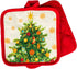 Christmas Tree Design 5 Pc Christmas Kitchen Linen Set