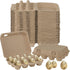 60 Pcs Quail Egg Cartons Paper Pulp Basket A Dozen Paper Crates
