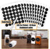 SWOMMOLY 48 713 Set. 48 4OZ, Glass Spice Jars with Spice Labels, Chalk Marker and Funnel Complete Square Glass Jars