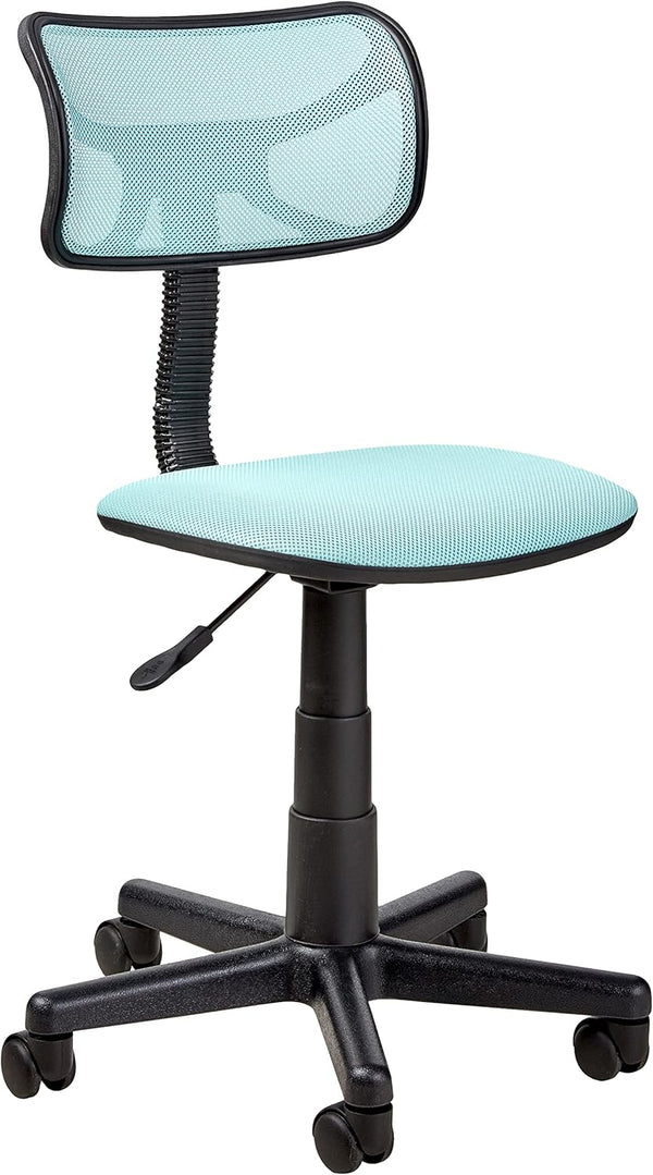 Urban Lifestyle Swivel Mesh Desk Chair, Blue, 20.86D x 22W x 33.46H in