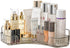 YCIA&DONE Corner Counter Bathroom Organizer, 1 Tier Clear Cosmetic Perfume Tray for Makeup and Skincare