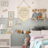 FYSIA for This Child I Have Prayed- Canvas Hanging Pennant Flag Banner Wall Sign Decor Gifts for Nursery Baby Kids Girl