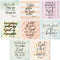 Juvale Inspirational Bible Magnets for Kitchen Decor & Accessories - 8-Pack, 2.5-Inch Square Metal Magnets with Faith