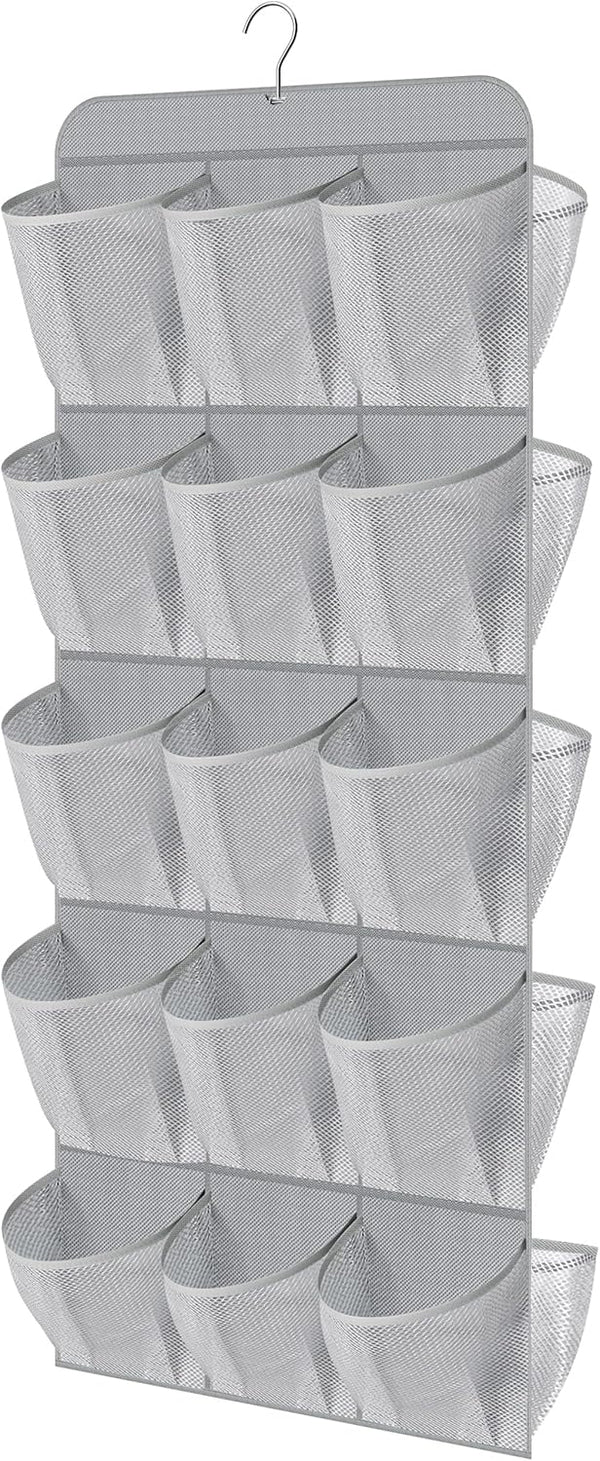 MISSLO 30 Large Pockets Dual Sided Hanging Shoe Organizer for Closet with