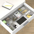 Simple Houseware 20-Pack Clear Plastic Drawer Organizers (6S, 7M, 5L, 1 XL, 1XXL) for Home and Office Storage