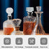 Liquor Pourer Adapters for Large Liquor and Olive Oil Bottles, Converts Regular Size Spout to Large Pouring Spout, 6
