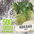 5 Packs (2,500 Seed Needs Kohlrabi Seeds for Planting Purple Vienna Kohlrabi Crops - Non-GMO Heirloom & Untreated