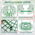 10 4 Pcs Round Strawberry Plant Support, Strawberry Plants Holder with Legs, Strawberry Plant Protector for Garden