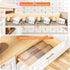 Spice Drawer Organizer, 2 Tier Clear Acrylic Storage, Expandable from 11'' to 22''